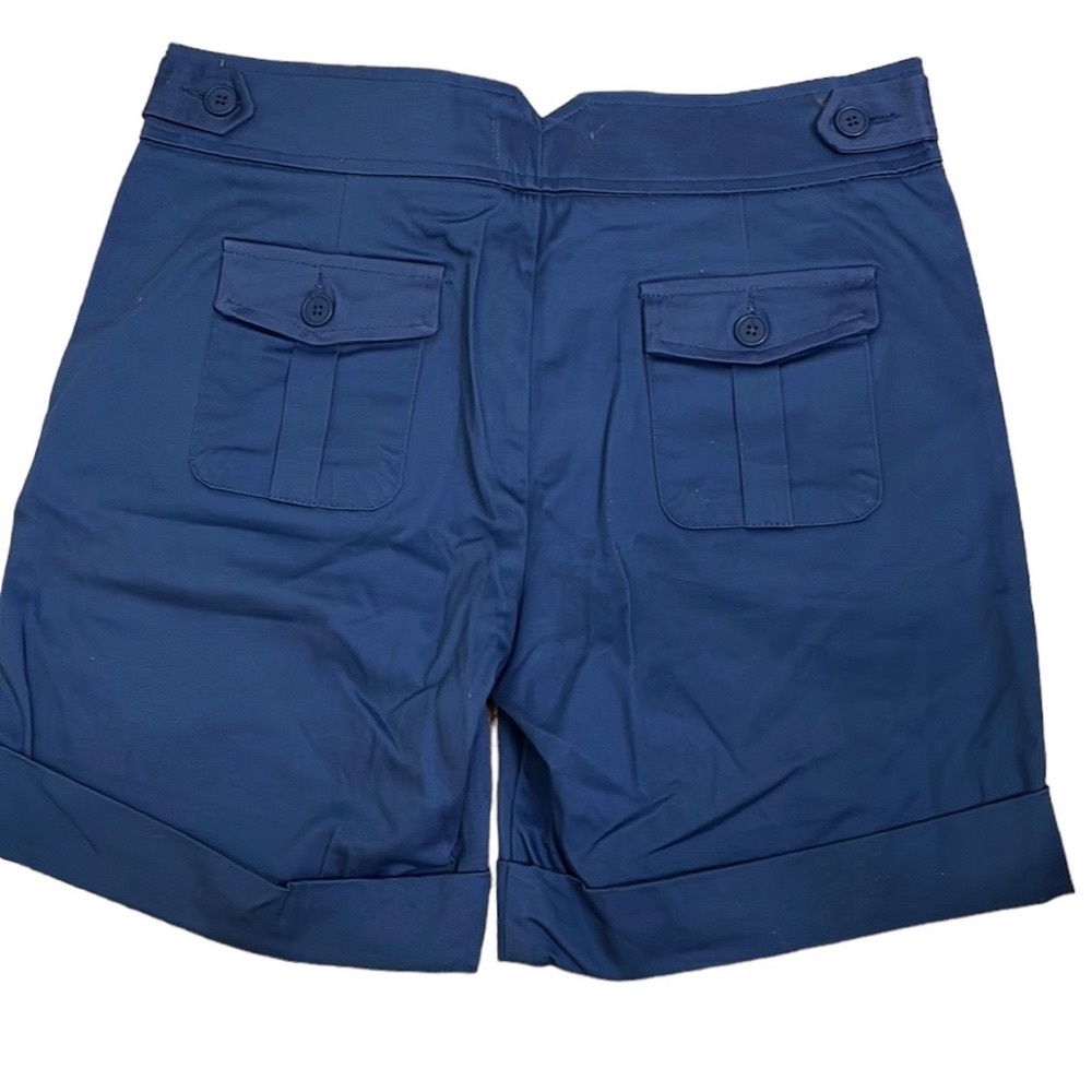 Bella Rose Women’s Cuffed Shorts Size 6 Blue - Picture 2 of 6